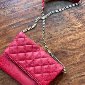 Red BCBG purse